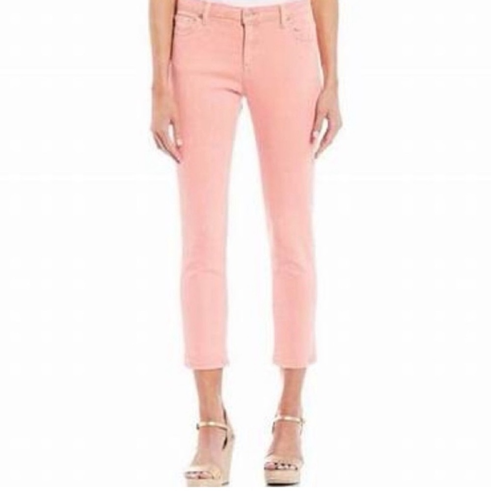 Michael Kors Cropped Skinny jeans women's size 10 light pink